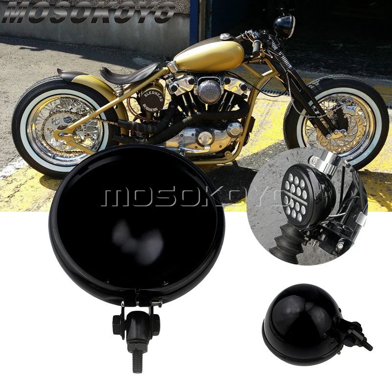 Chrome 5.75 inch Motorcycle Headlight Bucket For Harley Sportster 883 Cafe Racer Universal 5.75‘’ LED Head Lights Housing Shell
Chrome 5.75 inch Motorcycle Headlight Bucket For Harley Sportster 883 Cafe Racer Universal 5.75‘’ LED Head Lights Housing Shell