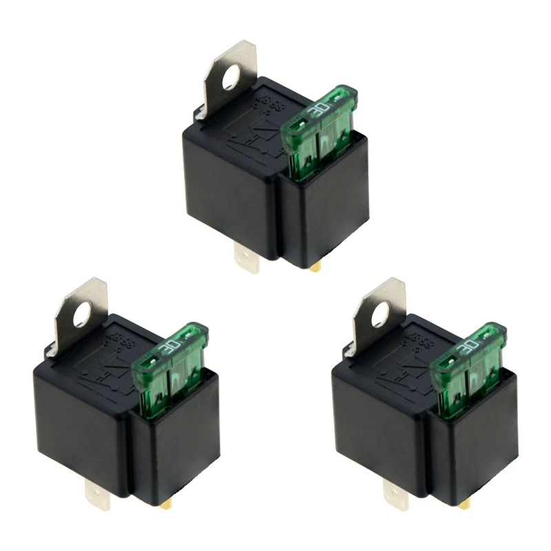 3X 4Pin DC12V 30A сплавленное автоматическое сплавленное реле Вкл/Выкл с страховой проволокой
3X 4Pin DC12V 30A сплавленное автоматическое сплавленное реле Вкл/Выкл с страховой проволокой