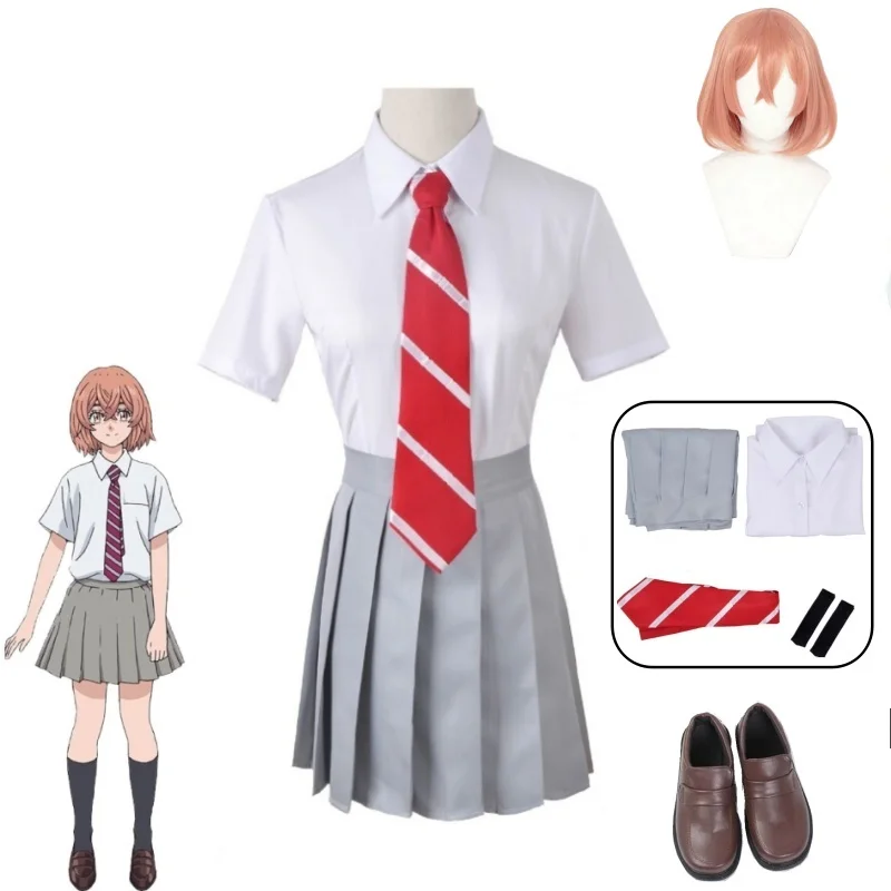 Tachibana Hinata Cosplay Costume Wig Shoes Women JK School Uniform Outfits Suit Halloween Anime Clothes
Tachibana Hinata Cosplay Costume Wig Shoes Women JK School Uniform Outfits Suit Halloween Anime Clothes