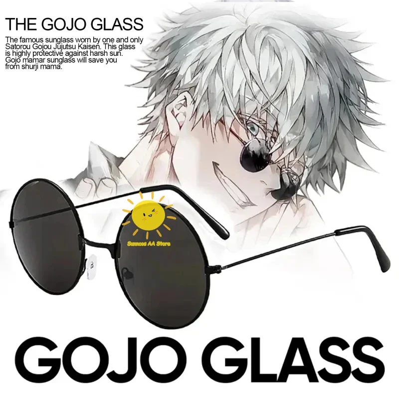 Gojo Satoru Glasses Anime Jujutsu Kaisen Gojo Satoru Cosplay Black Eyewear Sunglasses High Quality Party Men Women Prop
Gojo Satoru Glasses Anime Jujutsu Kaisen Gojo Satoru Cosplay Black Eyewear Sunglasses High Quality Party Men Women Prop