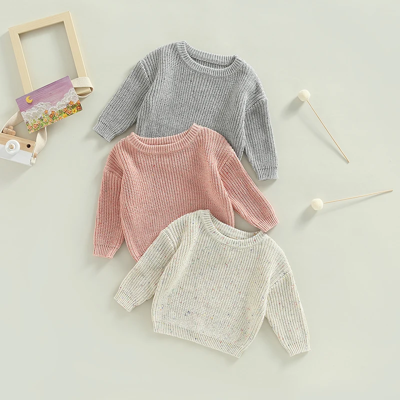 Toddler Baby Boy Girl Sweater Crewneck Long Sleeve Knit Sweaters Pullover Top Warm Knitted Fall Winter Clothes
Toddler Baby Boy Girl Sweater Crewneck Long Sleeve Knit Sweaters Pullover Top Warm Knitted Fall Winter Clothes