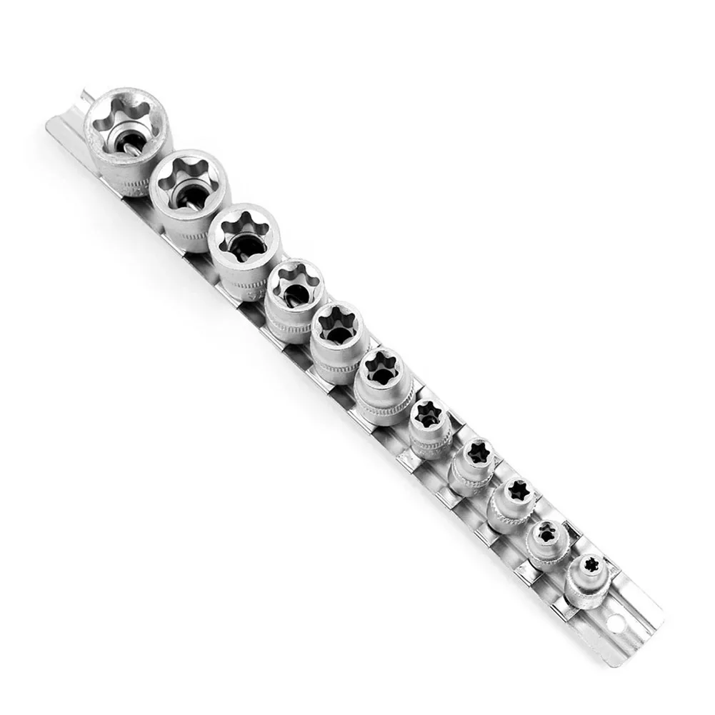 Комплект гаечных ключей Torx, 11 шт., 1/4 и 3/8 дюйма, комплект звездообразных ключей, розетки из высокоуглеродистой стали, 1/4 дюйма, 3/8 дюймов
Комплект гаечных ключей Torx, 11 шт., 1/4 и 3/8 дюйма, комплект звездообразных ключей, розетки из высокоуглеродистой стали, 1/4 дюйма, 3/8 дюймов