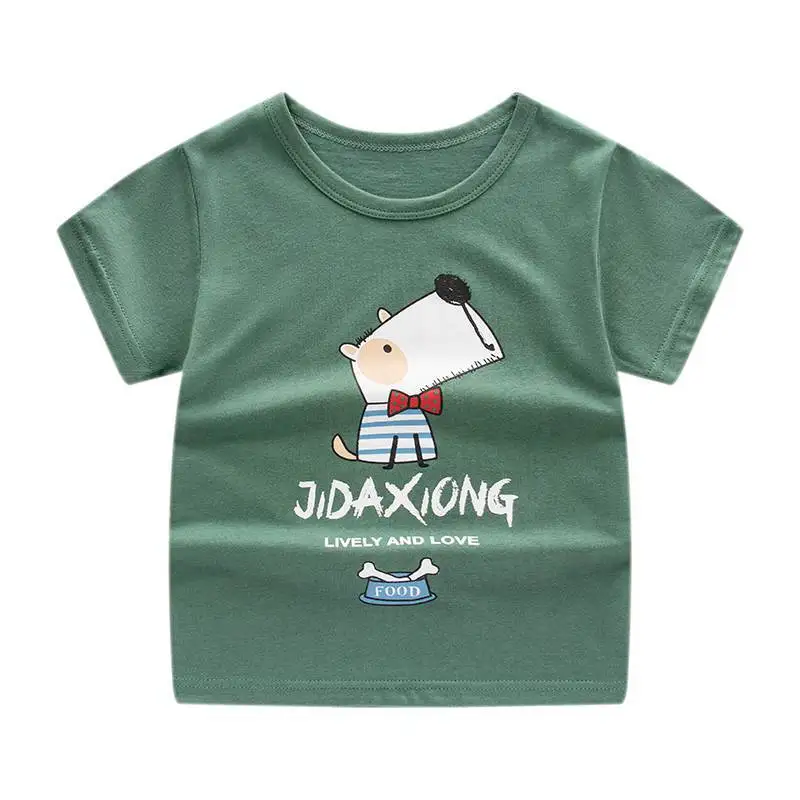 2-8T Summer Cotton Boys T Shirt Toddler Kid Clohtes Short Sleeve Top Infant Cute Tshirt Loose Childrens Tee Shirt Outfits
2-8T Summer Cotton Boys T Shirt Toddler Kid Clohtes Short Sleeve Top Infant Cute Tshirt Loose Childrens Tee Shirt Outfits
