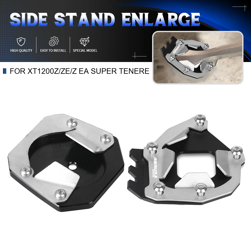 For Yamaha XT 1200 ZE XT1200Z XT1200ZE Super Tenere ABS Raid Edition 2014-2023 CNC Foot Side Stand Extension Pad Kickstand Plate
For Yamaha XT 1200 ZE XT1200Z XT1200ZE Super Tenere ABS Raid Edition 2014-2023 CNC Foot Side Stand Extension Pad Kickstand Plate