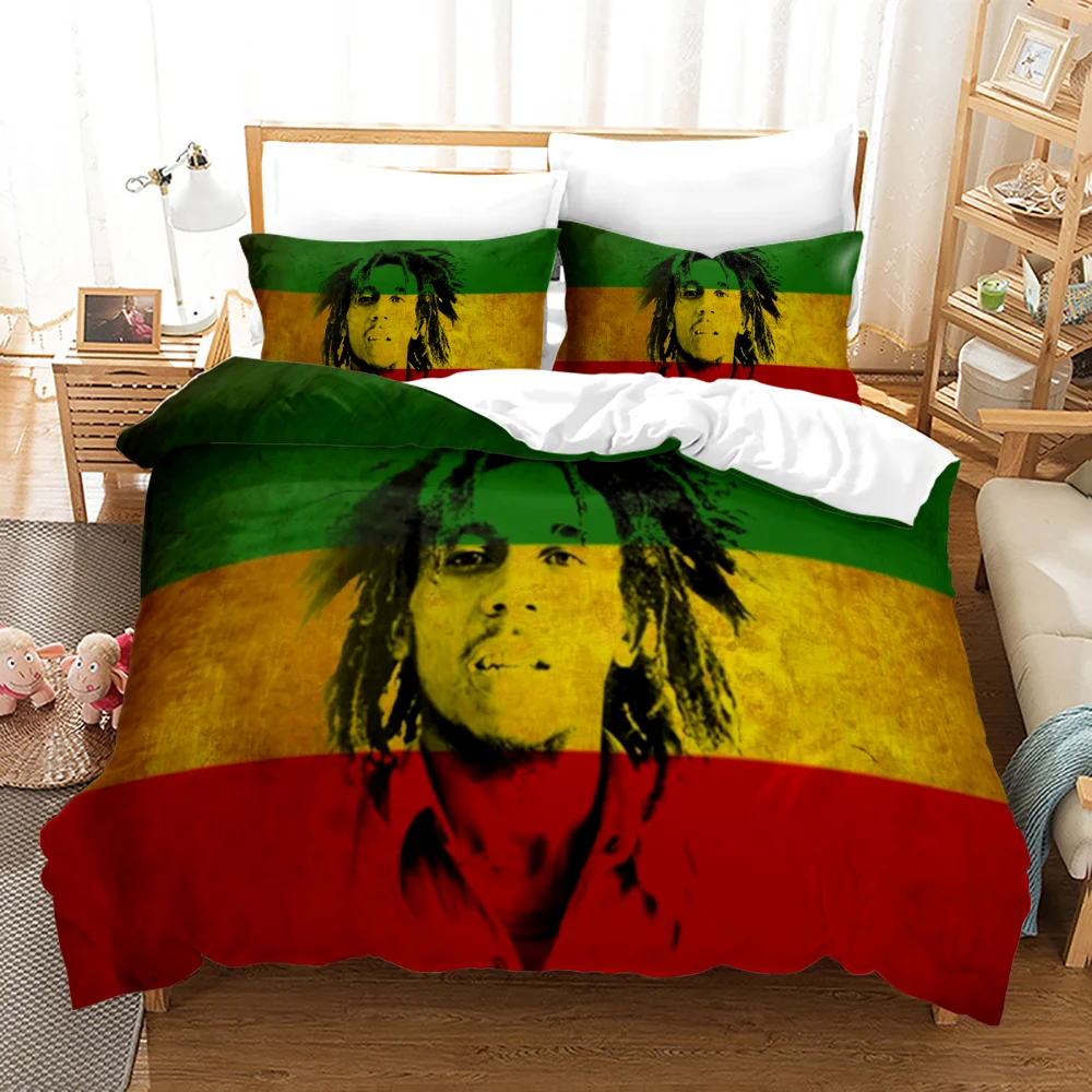 Набор постельного белья Bob Marley, удобное покрывало с рисунком музыкальных легенд, японская певица, Королевский Комплект постельного белья большого размера, украшение для спальни
Набор постельного белья Bob Marley, удобное покрывало с рисунком музыкальных легенд, японская певица, Королевский Комплект постельного белья большого размера, украшение для спальни