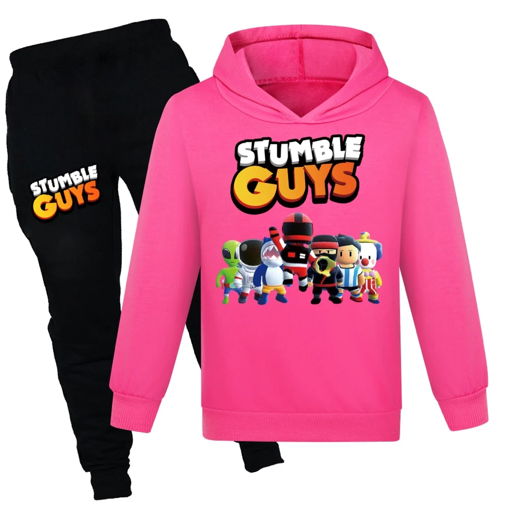 Newest Stumble Guys Kids Clothing Children Hoodies Set Boys Girls Sweatshirt 3-16 Years Toddler Spring Sports Casual Black Suit
Newest Stumble Guys Kids Clothing Children Hoodies Set Boys Girls Sweatshirt 3-16 Years Toddler Spring Sports Casual Black Suit