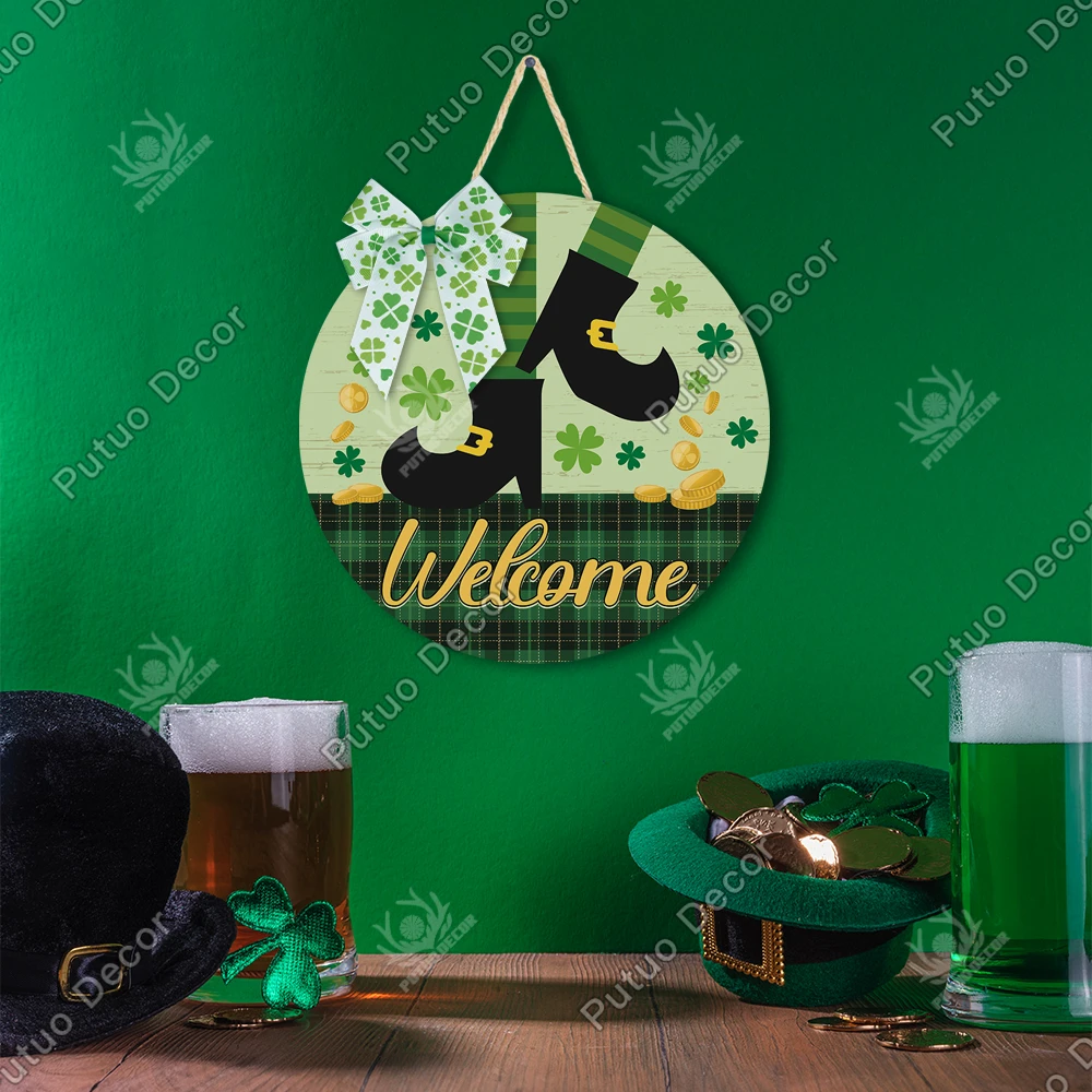 Putuo Decor Shamrock Horseshoe Bow Beer Round Wooden Hanging Decor,Wall Decoration for living room Cafe, St.Patrick's Day Gifts
Putuo Decor Shamrock Horseshoe Bow Beer Round Wooden Hanging Decor,Wall Decoration for living room Cafe, St.Patrick's Day Gifts