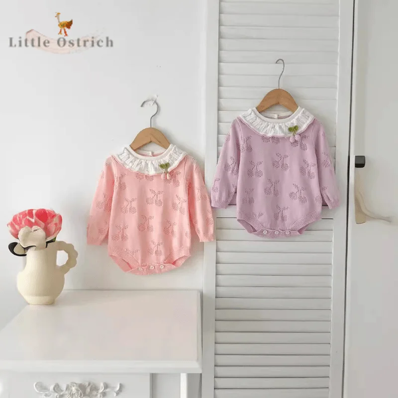 Детский Трикотажный Хлопковый комбинезон с длинным рукавом и оборками
Детский Трикотажный Хлопковый комбинезон с длинным рукавом и оборками