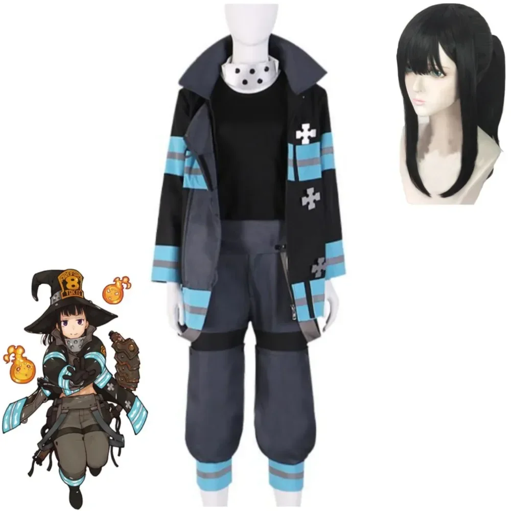 Anime Fire Force Maki Oze Cosplay Costume Wig Enn No Shouboutai Outfit Hallowen Carnival Party Team Uniform Suit
Anime Fire Force Maki Oze Cosplay Costume Wig Enn No Shouboutai Outfit Hallowen Carnival Party Team Uniform Suit