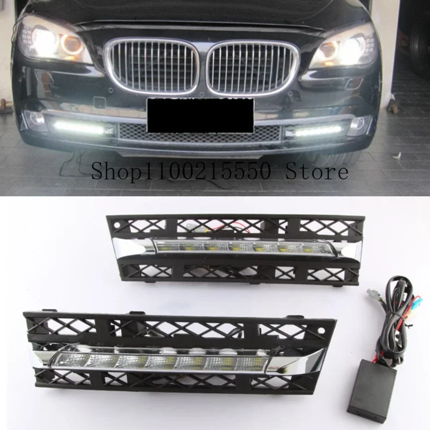 Светодиодный дневные ходовые огни DRL Противотуманные фары решетки для BMW 7 серии F01 F02 730i/740i/750i/760i 2009-2012 автомобиля
Светодиодный дневные ходовые огни DRL Противотуманные фары решетки для BMW 7 серии F01 F02 730i/740i/750i/760i 2009-2012 автомобиля