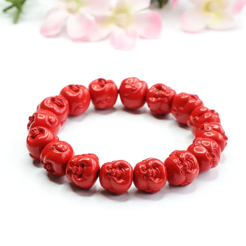 Natural Genuine Red Cinnabar Elastic Bracelet Bangle Fashion Charm Jewelry Accessories Women and Men Amulet Gifts Couple Luxury
Natural Genuine Red Cinnabar Elastic Bracelet Bangle Fashion Charm Jewelry Accessories Women and Men Amulet Gifts Couple Luxury