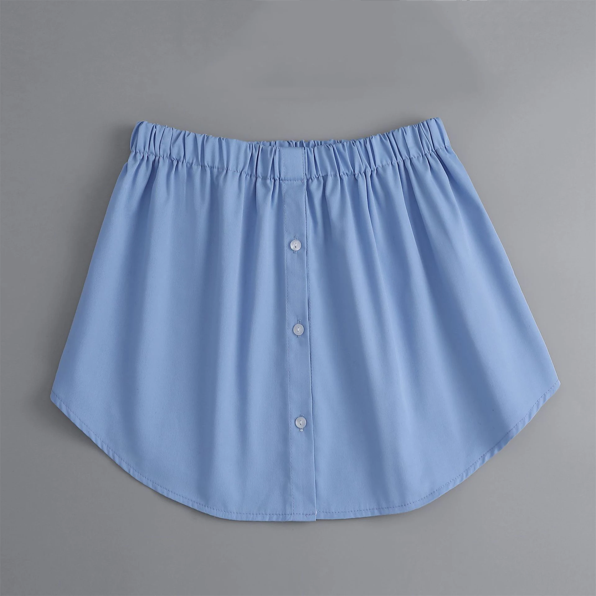 Women Blue Detachable Underskirt Shirt Extenders Layering Irregular Fake Top Blouse Tail Hem Elastic Waist Adjustable Mini Skirt
Women Blue Detachable Underskirt Shirt Extenders Layering Irregular Fake Top Blouse Tail Hem Elastic Waist Adjustable Mini Skirt