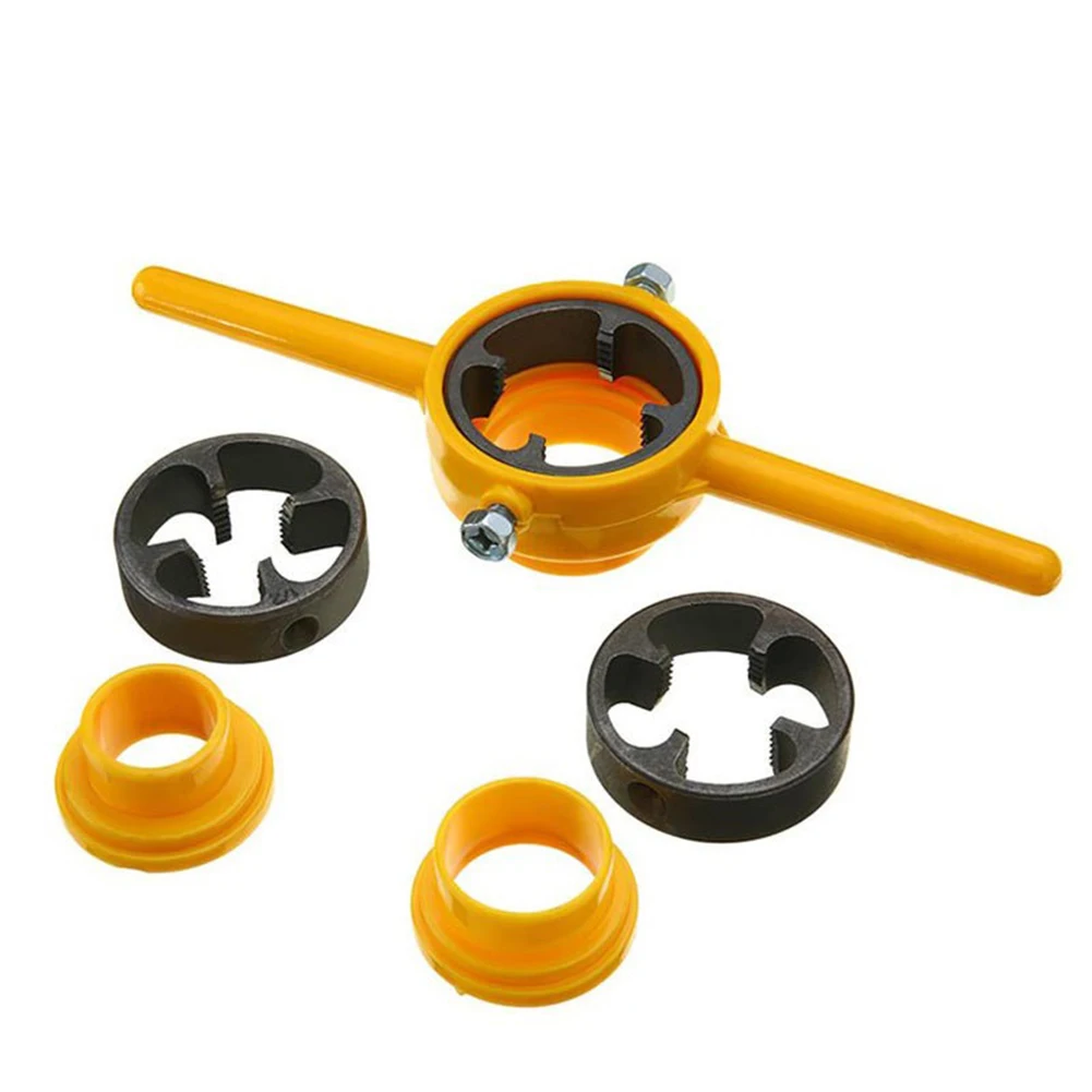 6pcs Professional Manual Pipe Threader Powerful 1/2 3/4 1 Inch Plumbing PVC Thread Tool Maker Screw Die Set Hand Tool Easy Apply
6pcs Professional Manual Pipe Threader Powerful 1/2 3/4 1 Inch Plumbing PVC Thread Tool Maker Screw Die Set Hand Tool Easy Apply