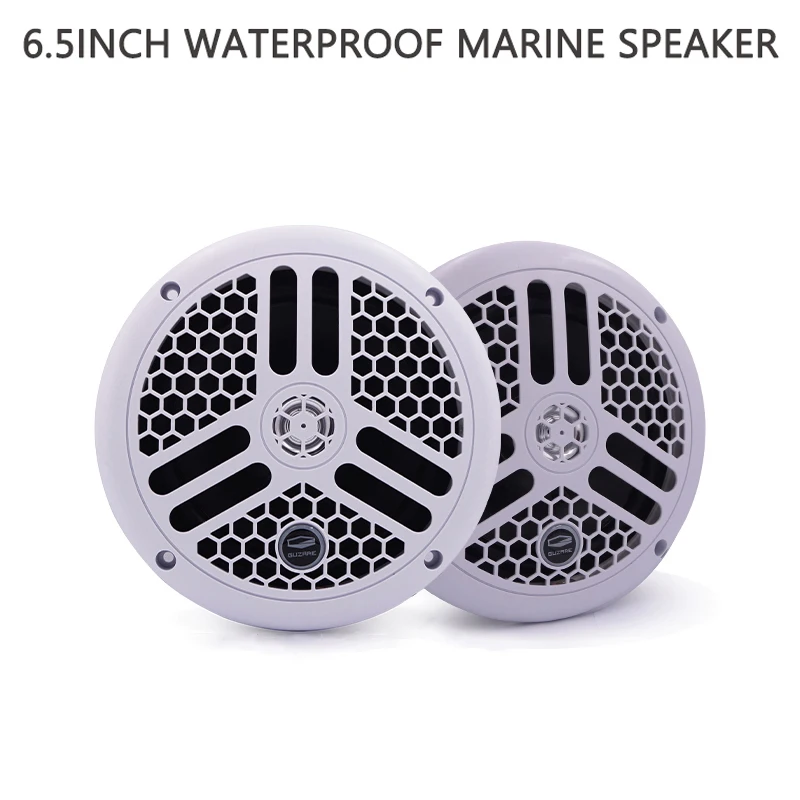 

GUZAR 6.5inch 240Watts Waterproof Marine Speakers UV-Proof For Boat SPA ATV UTV Golf Cart Motorcycle Jetski Outdoor Speaker