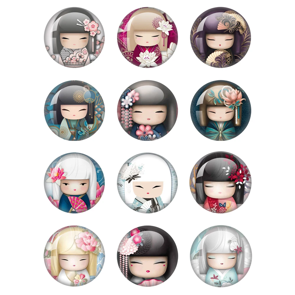Lovely Japanese Beauty Girl Style 12mm/18mm/20mm/25mm Round Photo Glass Cabochon Demo Flat Back Making Findings
Lovely Japanese Beauty Girl Style 12mm/18mm/20mm/25mm Round Photo Glass Cabochon Demo Flat Back Making Findings