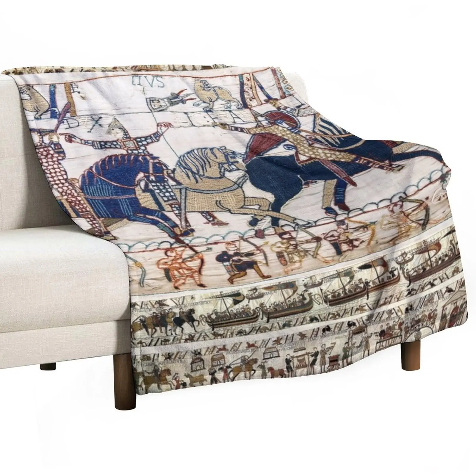 THE BAYEUX TAPESTRY ,BATTLE OF HASTINGS ,NORMAN KNIGHTS HORSEBACK Throw Blanket Travel Blanket Large Blanket
THE BAYEUX TAPESTRY ,BATTLE OF HASTINGS ,NORMAN KNIGHTS HORSEBACK Throw Blanket Travel Blanket Large Blanket