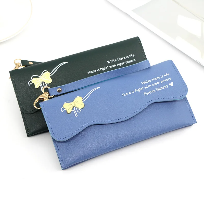 Women's Purse Ladies Wallet Long Money Bags Simple Bow Tie Style Coin Purse Leather Thin Wallets Female Card Holder Solid
Women's Purse Ladies Wallet Long Money Bags Simple Bow Tie Style Coin Purse Leather Thin Wallets Female Card Holder Solid