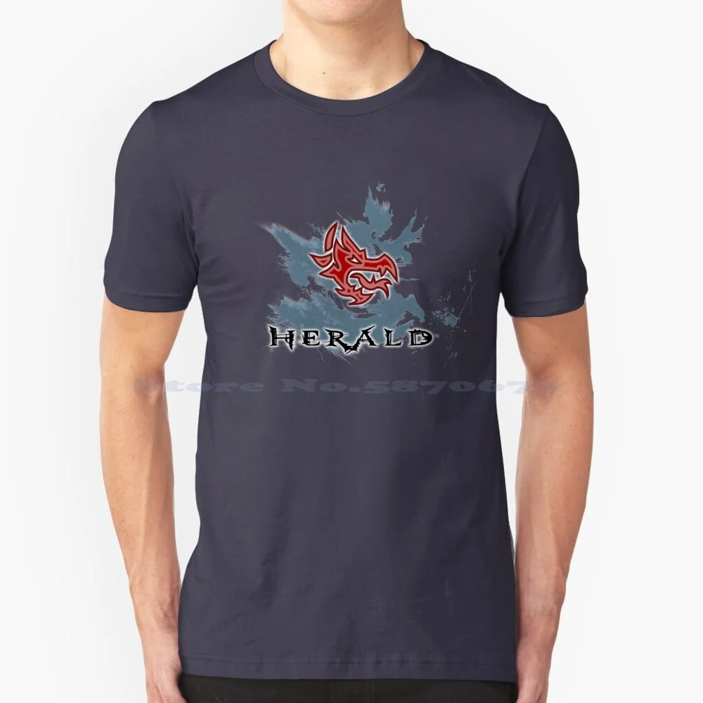 

Guild Wars 2-Revenant Herald | Retornado Heraldo T Shirt 100% Cotton Tee Gw2 Guild Wars2 Fan Art Rol Commander Tag Revenant