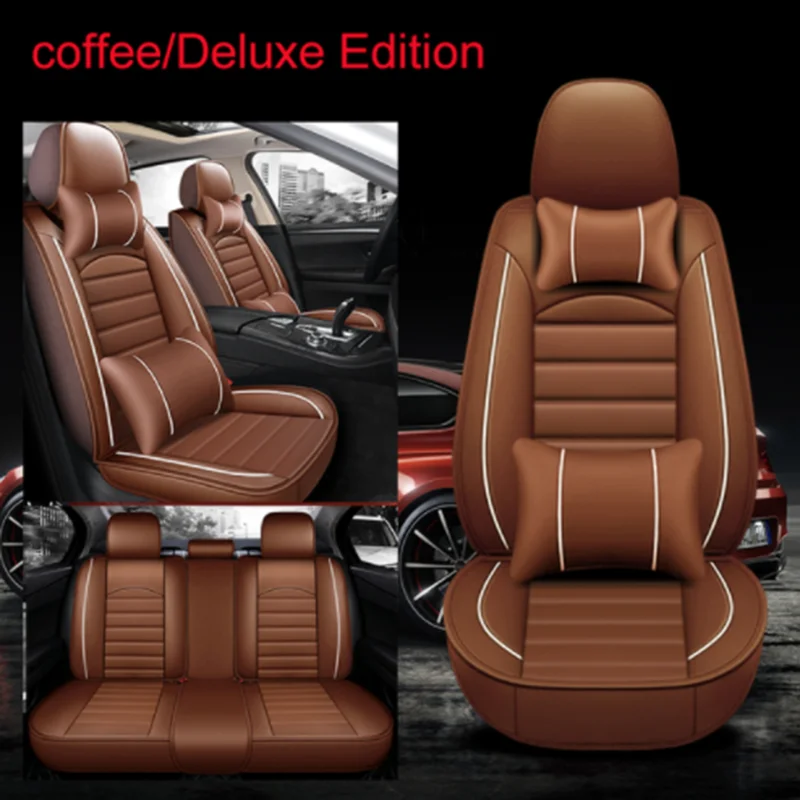 

WZBWZX General leather car seat cover for Ssangyong All Models Rodius kyron ActYon Rexton Korando Car-Styling car accessories