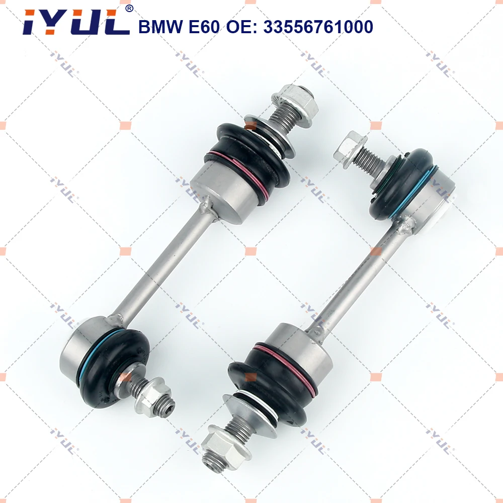 IYUL Pair Rear Axle Sway Bar End Stabilizer Link Ball Joint For BMW 5 Series E60 E61 523i 525d 530i 33556761000 33506781540
IYUL Pair Rear Axle Sway Bar End Stabilizer Link Ball Joint For BMW 5 Series E60 E61 523i 525d 530i 33556761000 33506781540