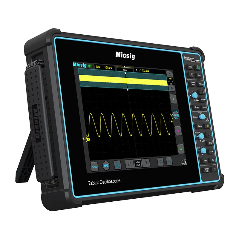 Micsig STO1004 4 channels 100 MHZ 1GSa/s Flat panel oscilloscope Smart series digital oscilloscope
Micsig STO1004 4 channels 100 MHZ 1GSa/s Flat panel oscilloscope Smart series digital oscilloscope
