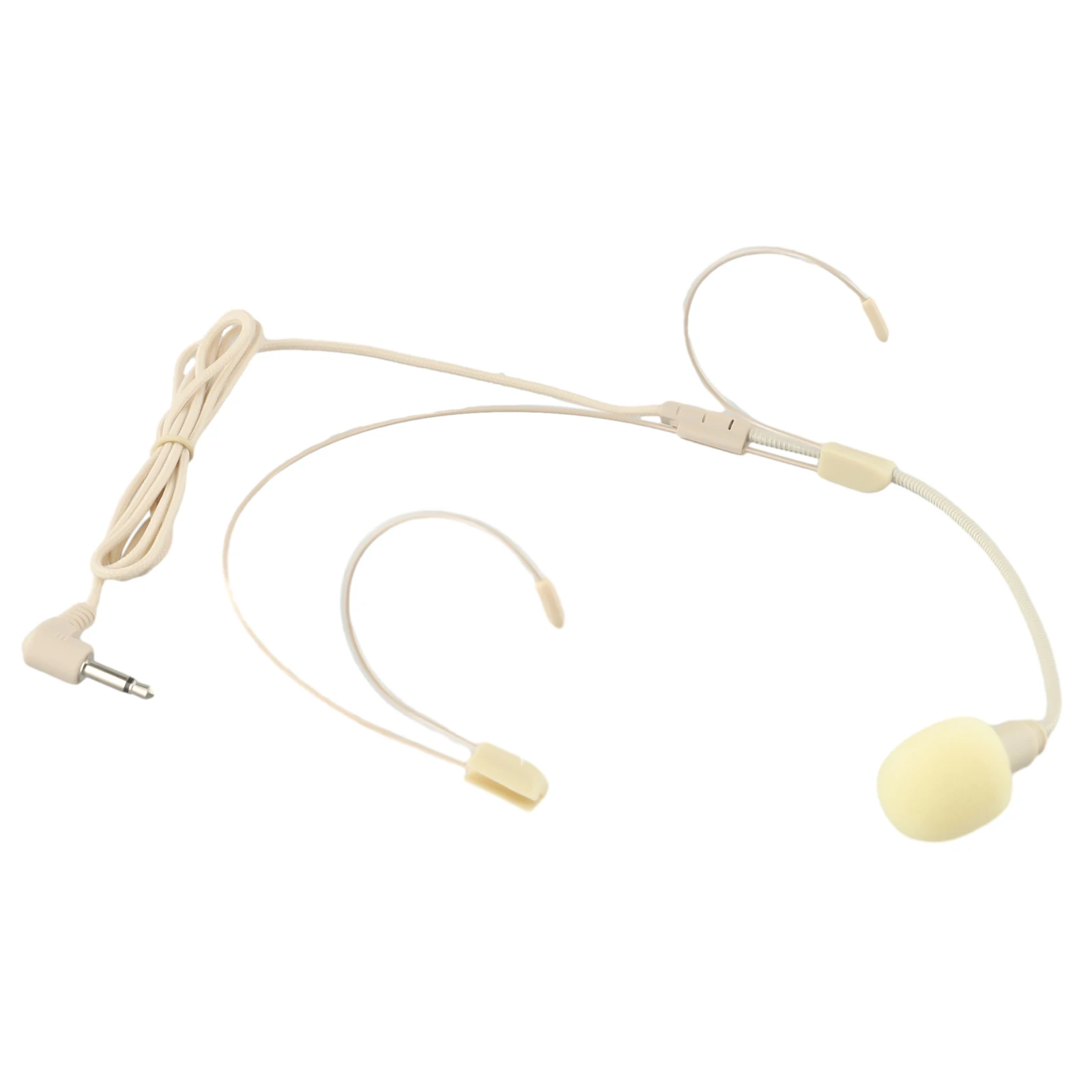 Beige Earhook Microphone Loudspeaker Speech Double Hang Ear Wired Headset Microphone For Recording Live Broadcast
Beige Earhook Microphone Loudspeaker Speech Double Hang Ear Wired Headset Microphone For Recording Live Broadcast