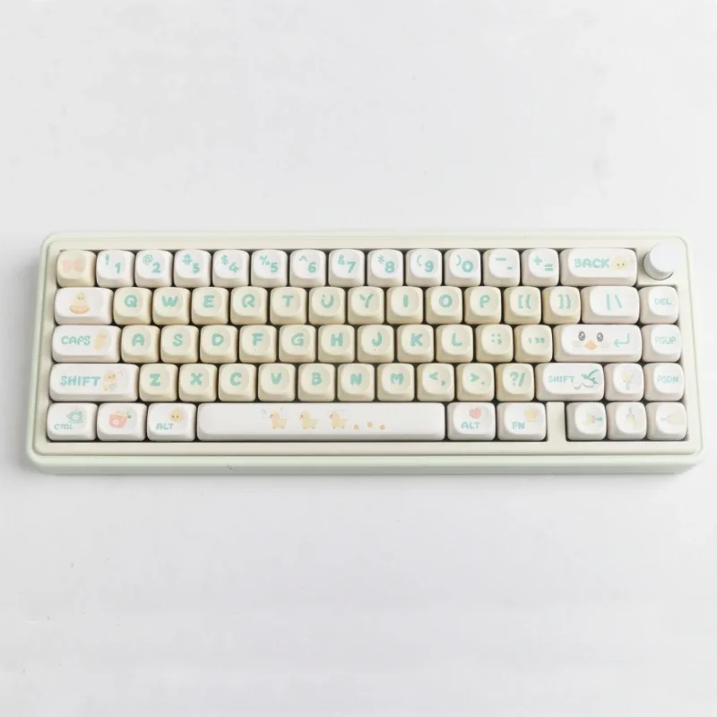 142 Keys/set Picnic Duckling Key Cap Cute Cartoon MOA Profile PBT Thermal Sublimation Mechanical Keyboard for Customization
142 Keys/set Picnic Duckling Key Cap Cute Cartoon MOA Profile PBT Thermal Sublimation Mechanical Keyboard for Customization