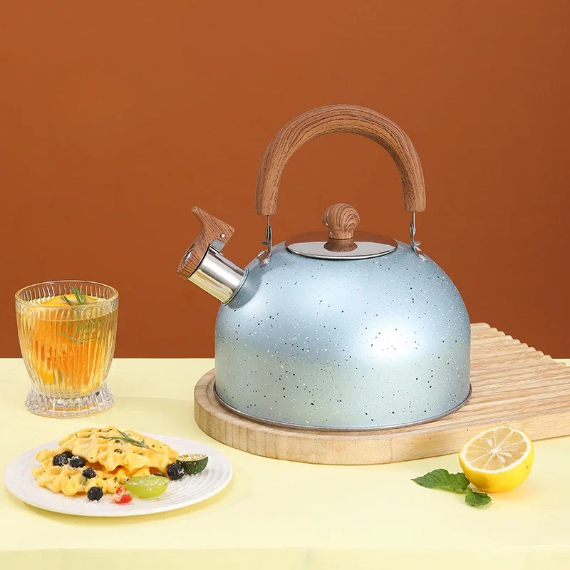 

Походный чайник для газовой плиты, чайники для кипячения воды, чайник со свистком, чайник из нержавеющей стали со свистком, индукционная плита со свистком для кипячения