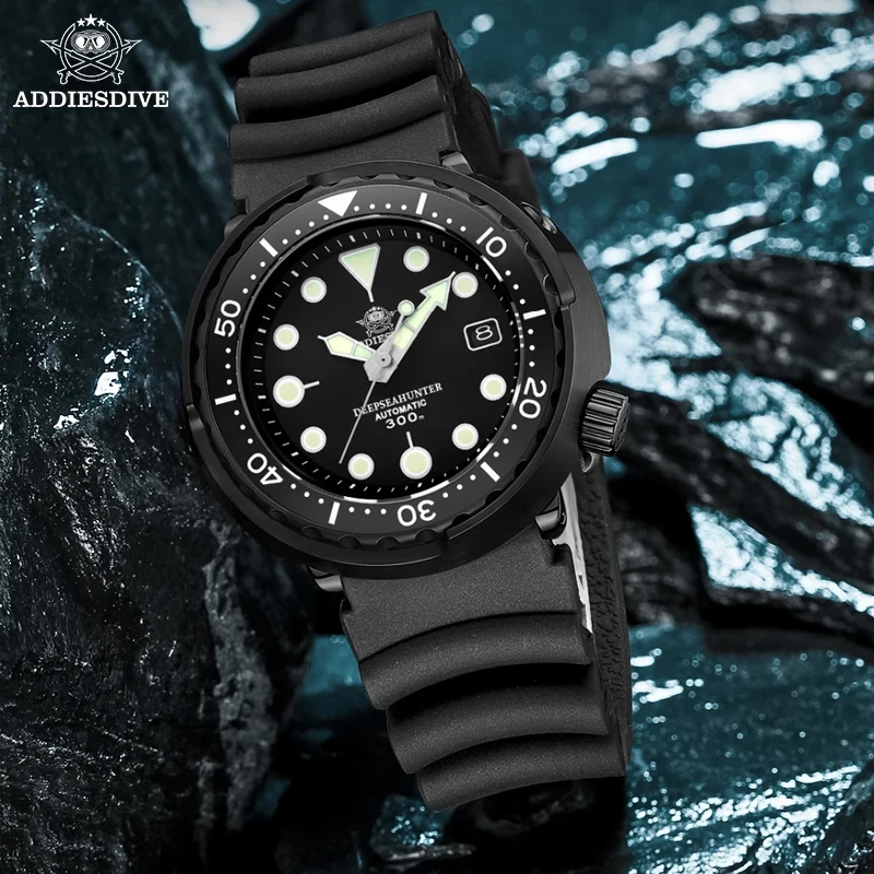 ADDIESDIVE Sapphire Crystal Men's Watch Ceramic Bezel Rubber Luminous Wristwatch 30bar Dive Automatic Mechanical Watches For Man
ADDIESDIVE Sapphire Crystal Men's Watch Ceramic Bezel Rubber Luminous Wristwatch 30bar Dive Automatic Mechanical Watches For Man