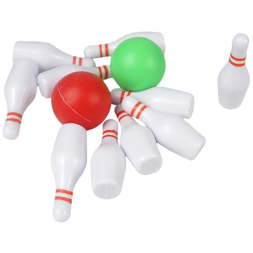 

House Miniature Model Bowling Toy Simulation Sports Goods Desktop Ball Game Small Games Novelty Toys