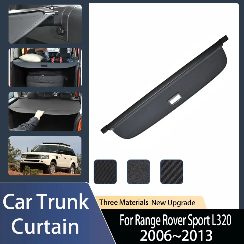 

Car Trunk Cargo Cover For Range Rover Sport L320 2006~2013 Luggage Storage Security Shield Curtain Partition Mat Car Accessories