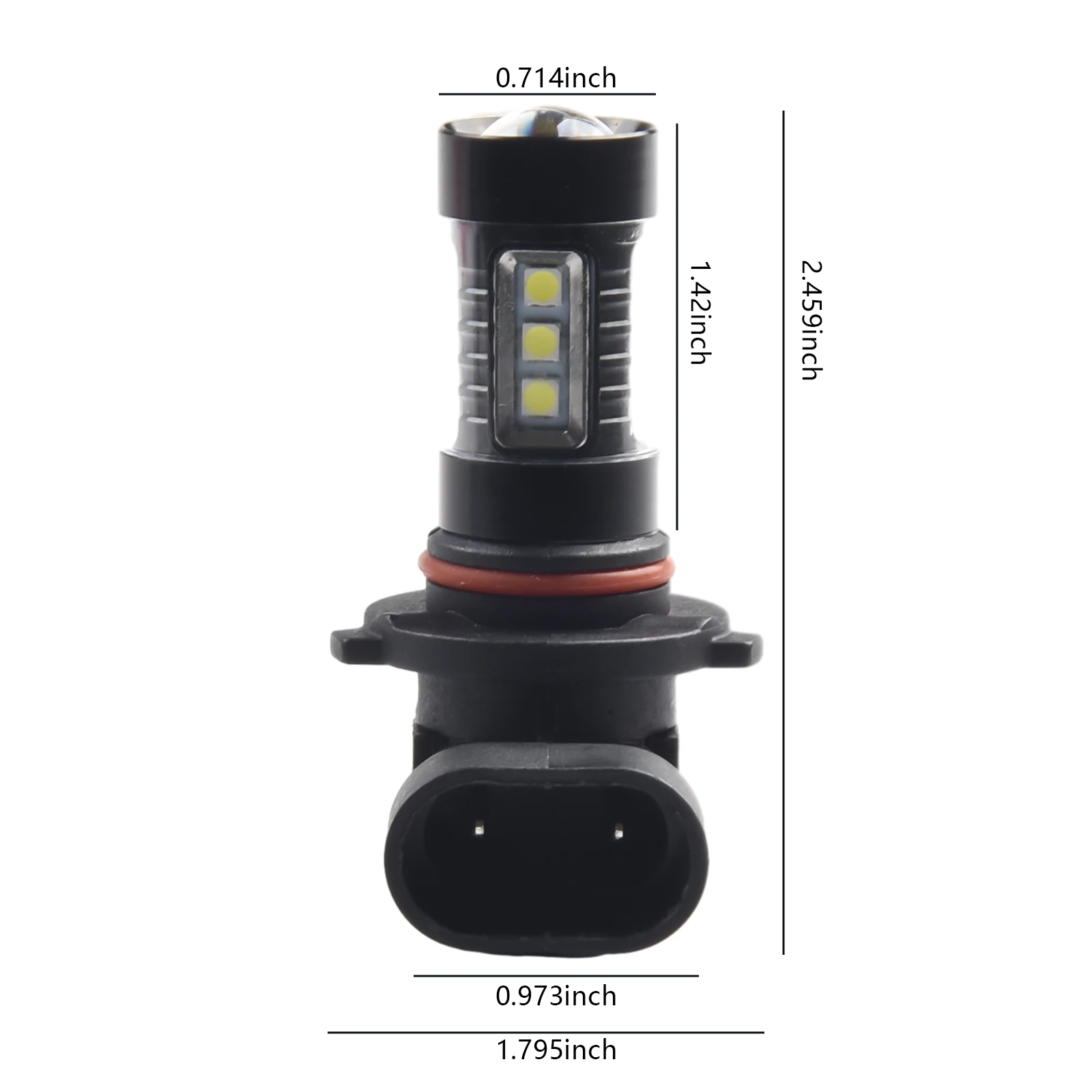 LED Fog Light Fog Lamp 360 Degrees 6000K 9140 Aluminum Alloy Auto Parts H10 Replacement Super Bright Universal
LED Fog Light Fog Lamp 360 Degrees 6000K 9140 Aluminum Alloy Auto Parts H10 Replacement Super Bright Universal
