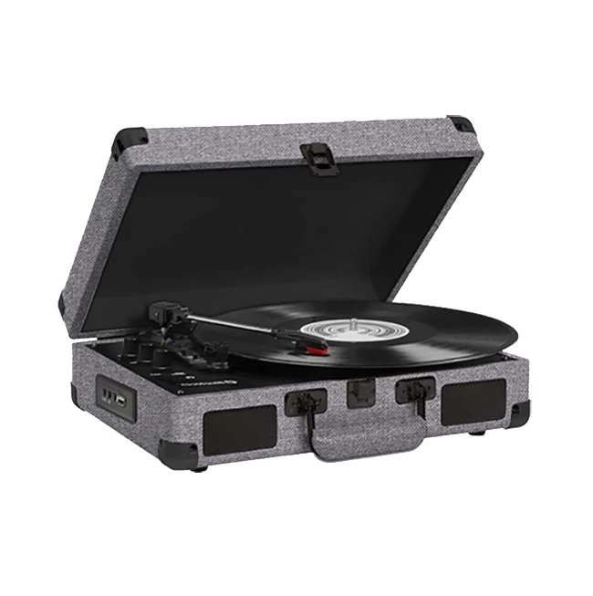 

Nisoul Factory New Design Home Audio Video Equipment Dab Fm Radio Cassette Cd Play Music Record Player Turntable