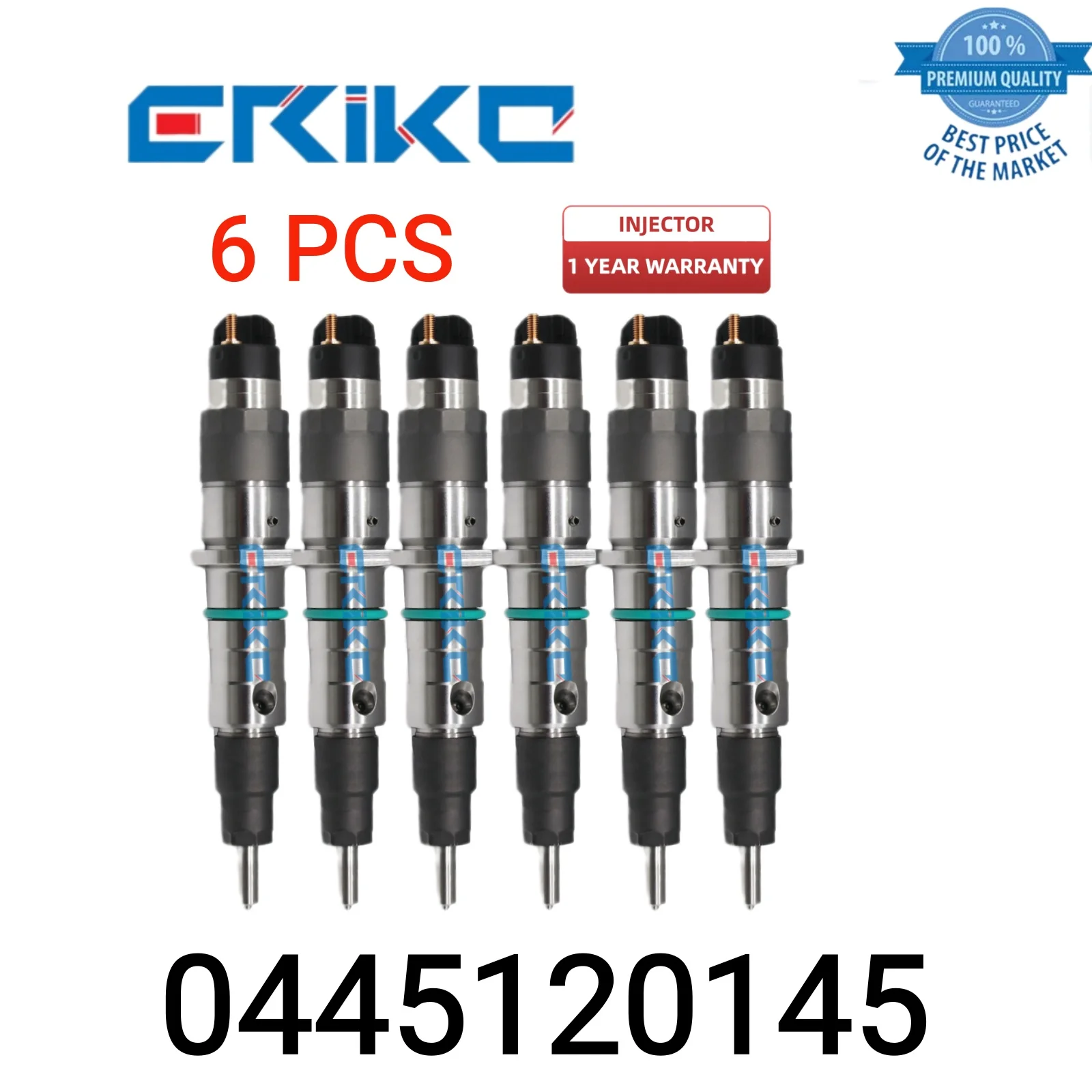 

6 PCS 0445120145 Auto Engine Injection 0 445 120 145 Complete Body Injector 0445 120 145 injector fit for CR/IPL26/ZIRIS20S