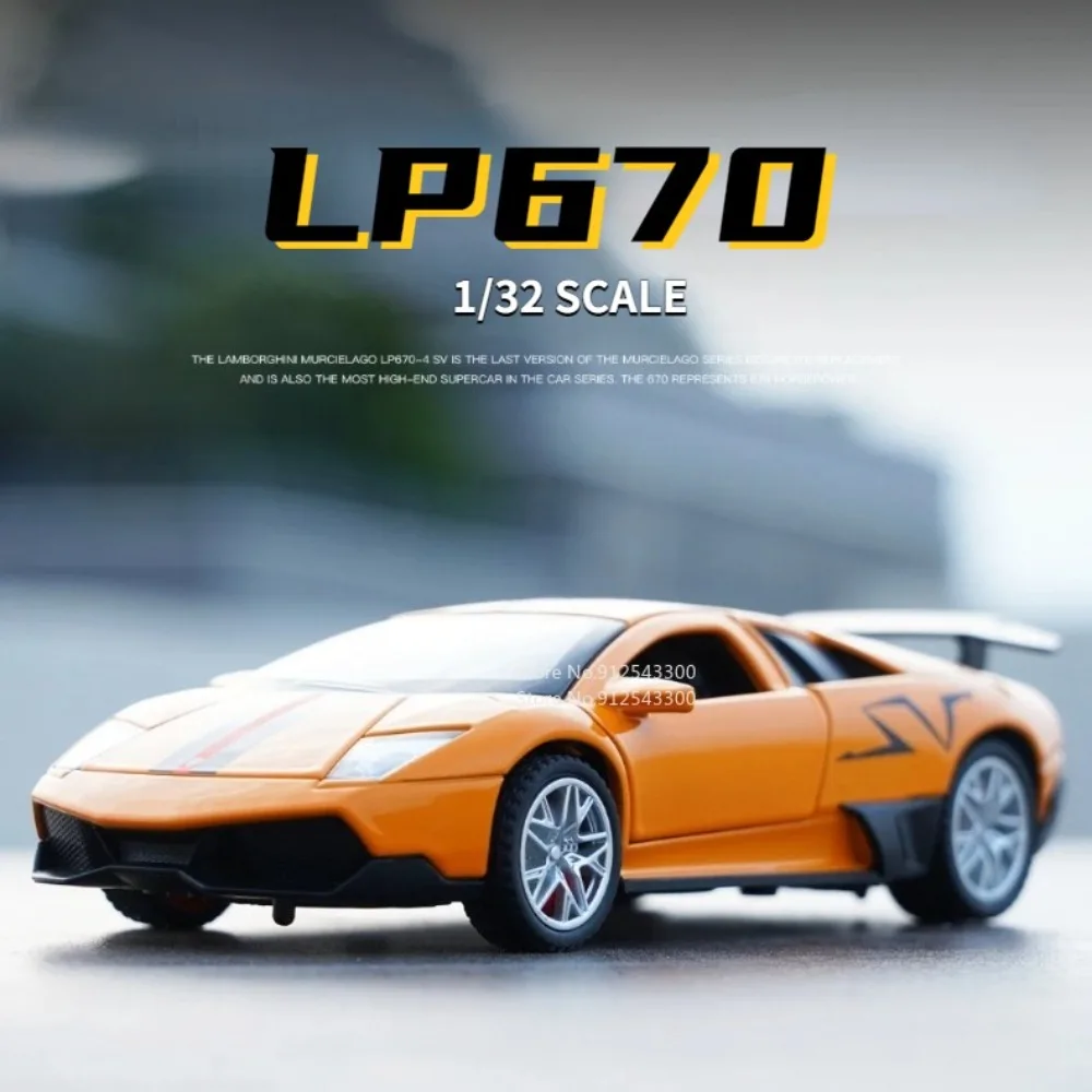 1/32 Lanbor LP670 Toy Car Model Alloy Diecast Pull Back with Sound Light Scale Model Car Toys for Boys Birthday Collectible Gift
1/32 Lanbor LP670 Toy Car Model Alloy Diecast Pull Back with Sound Light Scale Model Car Toys for Boys Birthday Collectible Gift