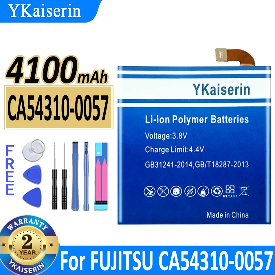 

Сменный аккумулятор ykaisсеребрин на 4100 мАч для FUJITSU CA54310-0057, высококачественный аккумулятор, батарея, гарантия + номер отслеживания