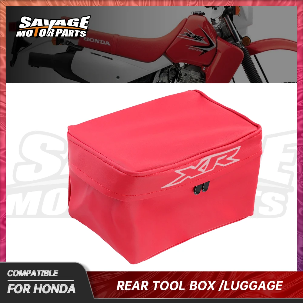 

Rear Tool Box For HONDA XR650 XR600R XR400R XR 125 150 200 230 250 L R M Motorcycle Parts Waterproof Locker Luggage Dirt Bike