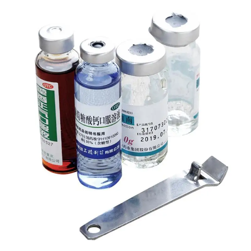 Portable Oral Liquid Vial Opener Stainless Steel Ampule Bottle Opener Beauty Freeze-dried Powder Cap Opener Kitchen Tool
Portable Oral Liquid Vial Opener Stainless Steel Ampule Bottle Opener Beauty Freeze-dried Powder Cap Opener Kitchen Tool