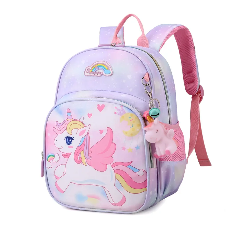 Unicorn Pink Rainbow Schoolbag For Girls Unicorn Pink Rainbow Schoolbag For Girls