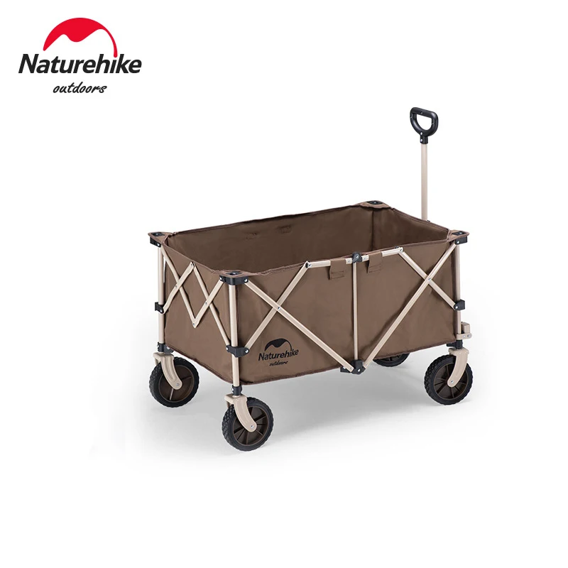 

Naturehike Camping Outdoor Four-Way Folding Trolley 193L Self-Driving Tour Portable Camping Cart Multifunction Trolley NH20PJ005