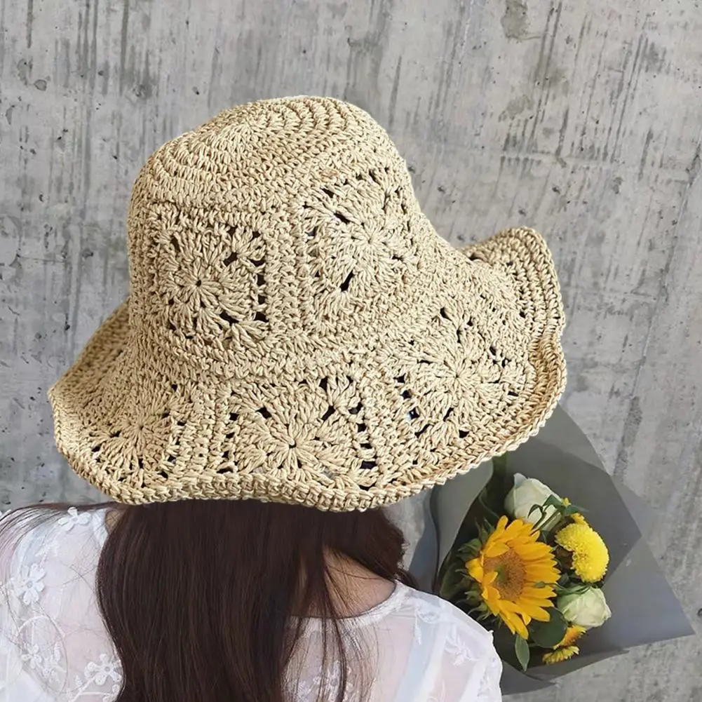Summer Bucket Hat Stylish Women's Foldable Straw Sun Hat with Wide Brim Uv Protection for Beach Outdoor Activities Straw Hat
Summer Bucket Hat Stylish Women's Foldable Straw Sun Hat with Wide Brim Uv Protection for Beach Outdoor Activities Straw Hat