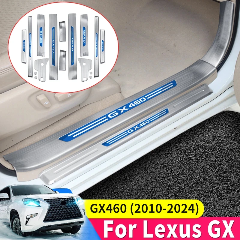 

For 2010-2024 For Lexus GX460 stainless Pedal Threshold Protection GX 460 Interior Upgraded Accessories Body Kit 2023 2022 2021