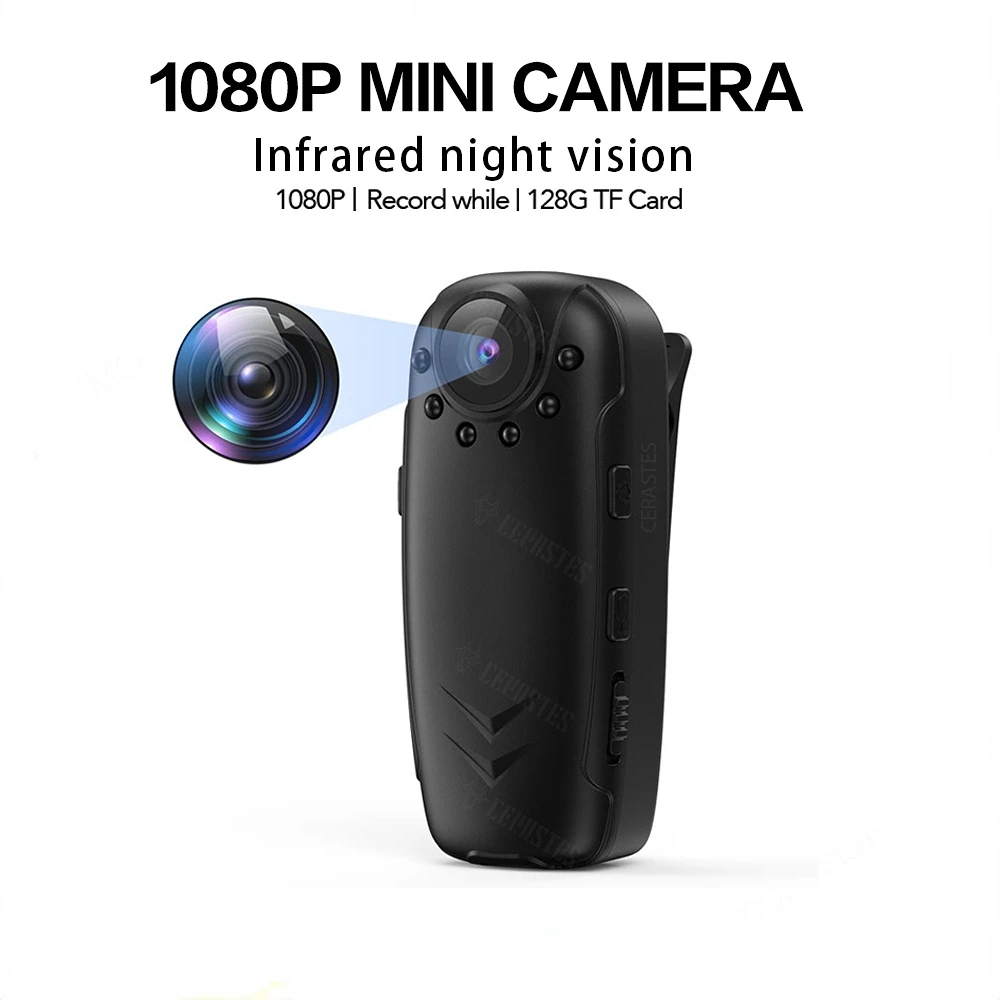 Mini Camera HD 1080P Law Enforcement Recorder Police Portable Body Camera Meeting Outdoor Sport Video Record Small Camcorders
Mini Camera HD 1080P Law Enforcement Recorder Police Portable Body Camera Meeting Outdoor Sport Video Record Small Camcorders