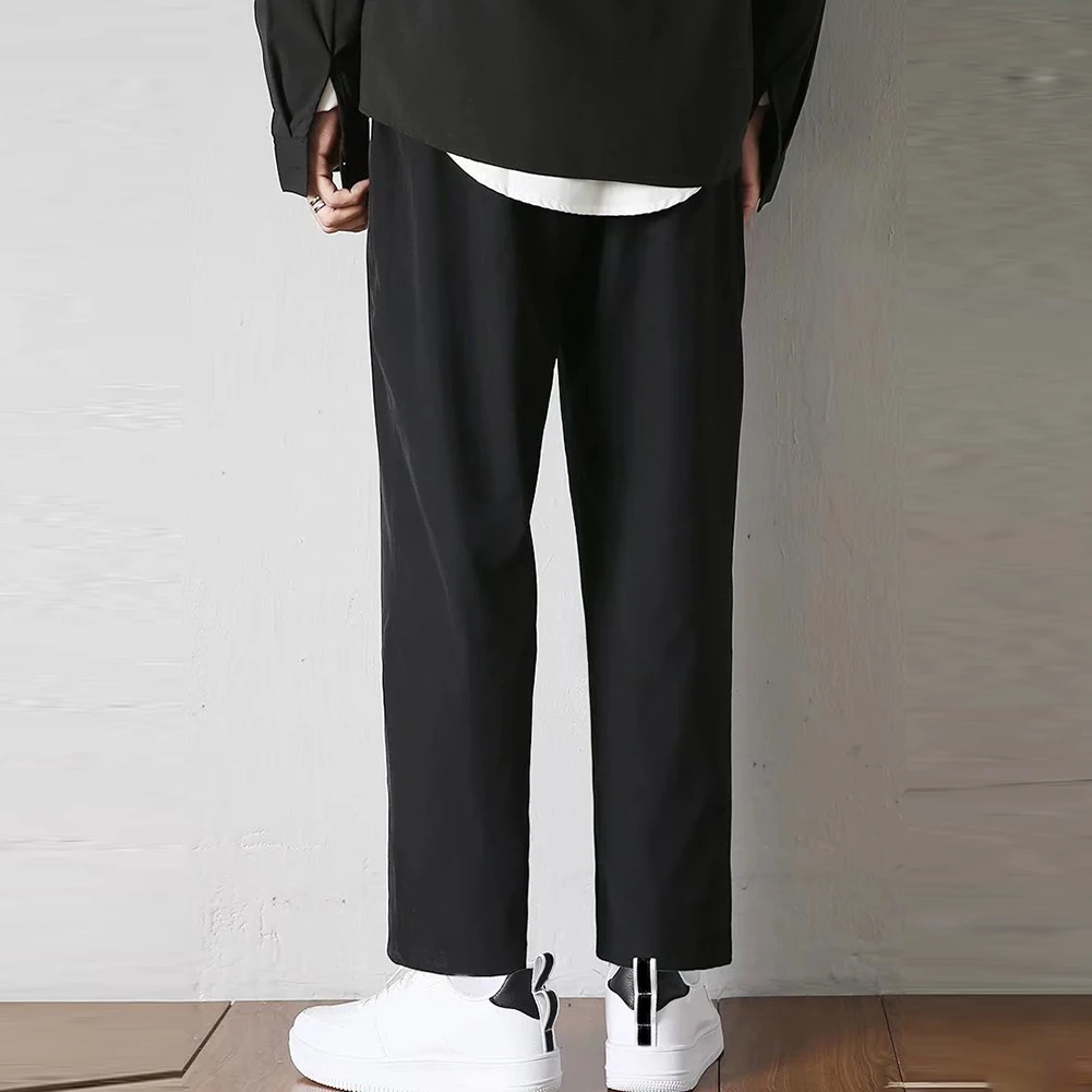 Stylish Men's Casual Baggy Cropped Suit Pants Solid Color Trousers for Work Wear Fashionable and Comfortable
Stylish Men's Casual Baggy Cropped Suit Pants Solid Color Trousers for Work Wear Fashionable and Comfortable