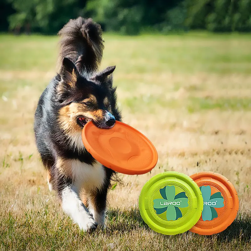 

Multi-Use Dog Flying Disc Durable Eva Pet Toy Chew Interactive Training Throwing Fly Disc For Pets Outdoor Play Games Sport