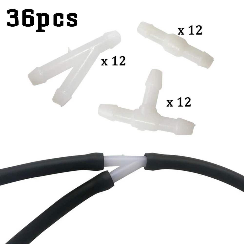 Durable New Useful Hose Connector White Windshield Wiper Tube Parts Replacement T/Y/I Type Universal 36pcs/kit
Durable New Useful Hose Connector White Windshield Wiper Tube Parts Replacement T/Y/I Type Universal 36pcs/kit