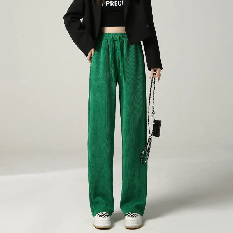 2023 Autumn Corduroy Wide Leg Pants Women's New High Waist Slim Straight Leg Pants Chenille Loose Versatile Casual Pants
2023 Autumn Corduroy Wide Leg Pants Women's New High Waist Slim Straight Leg Pants Chenille Loose Versatile Casual Pants