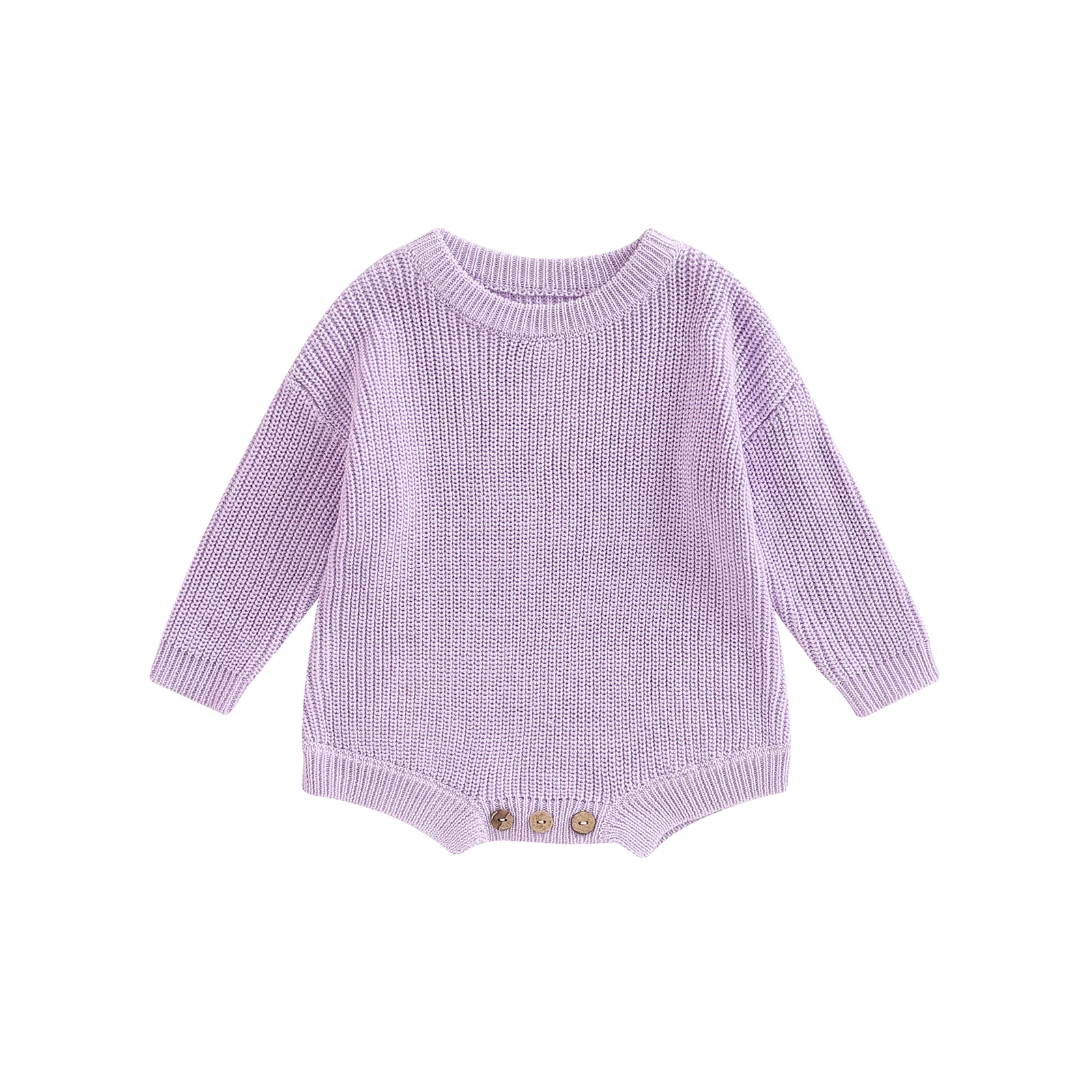BeQeuewll Newborn Baby Solid Color Sweater Knitting Ribbed Surface Round Neck Long Sleeve Solid Color Crotch Button Bodysuit
BeQeuewll Newborn Baby Solid Color Sweater Knitting Ribbed Surface Round Neck Long Sleeve Solid Color Crotch Button Bodysuit