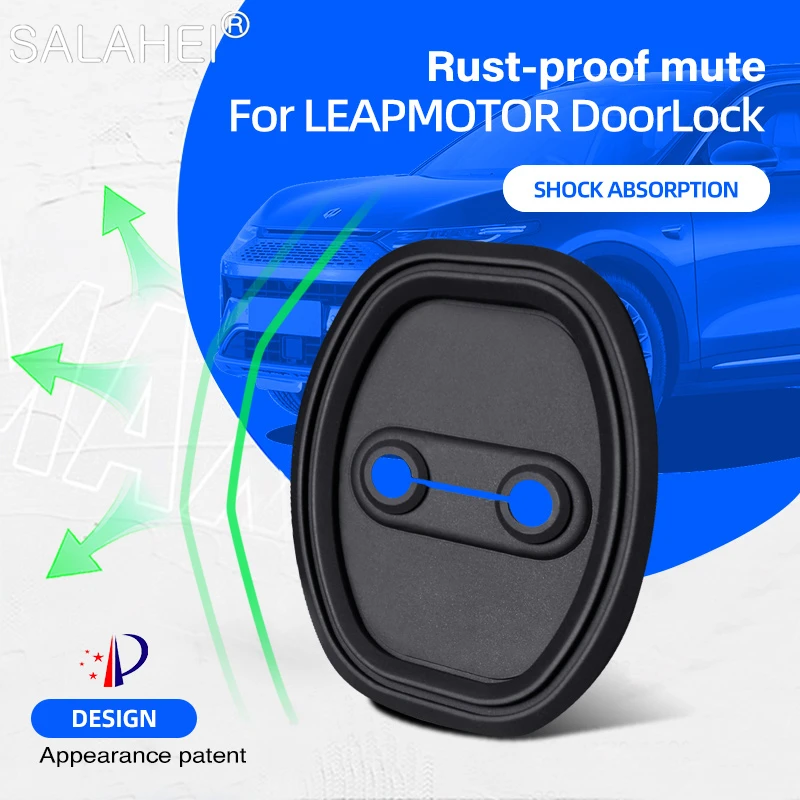 

4Pc Silicone Car Door Lock Buckle Cover Protection For Leapmotor C11 2021-2023 Leapmotor C01 2022 2023 S01 2019 2020 Accessories