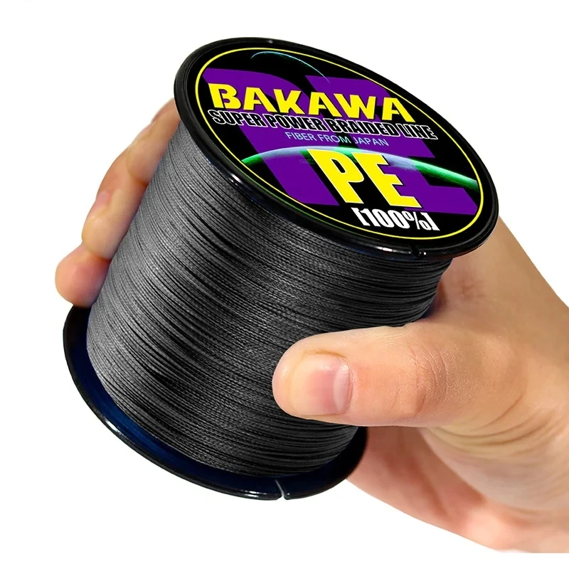 

BAKAWA 4 Strands Braided Wire 300M 10-85LB Fly Carp Japanese PE Multifilament Super Strong Fishing Line Sea Wire Saltwater Pesca